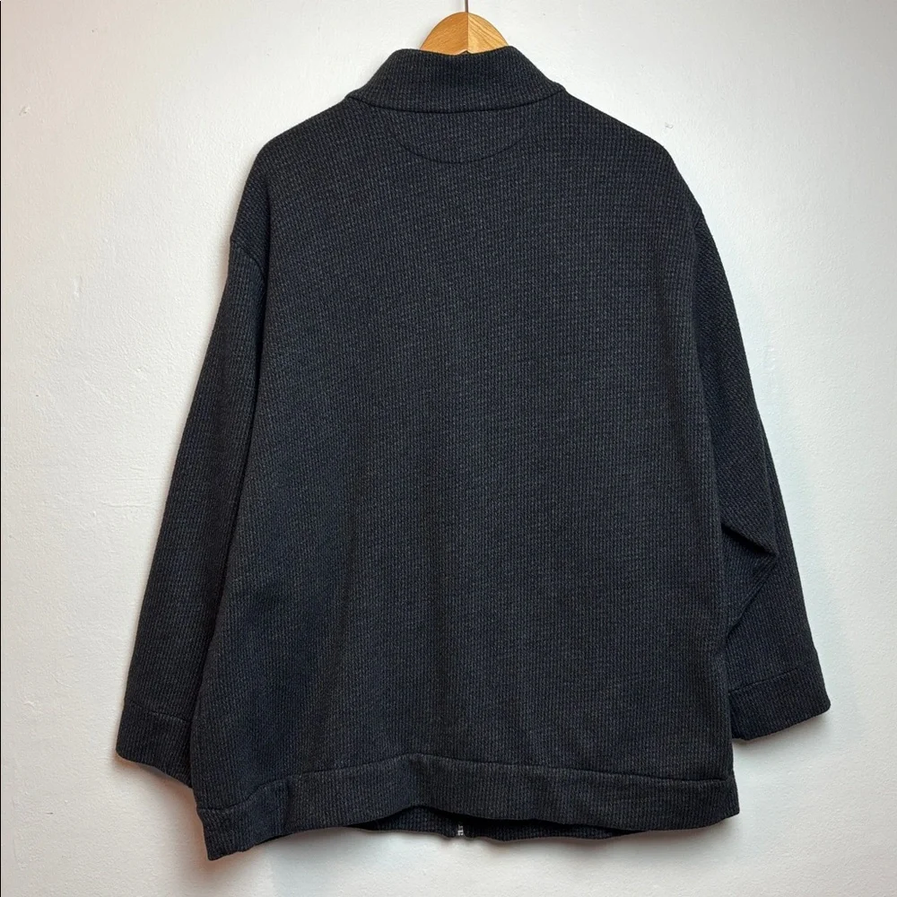 Polo Ralph Lauren Men’s 2XB‎ Knit Full Zip Cardigan Sweater Gray Big Preppy